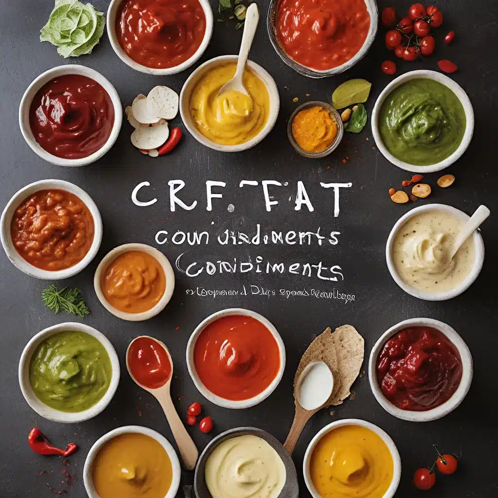 Craft Your Own Condiments: DIY Sauces, Dips, and Spreads