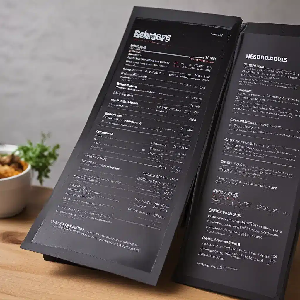 Exploring the Future of Restaurant Menus