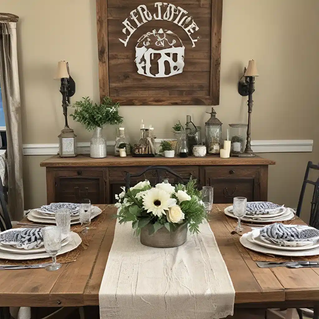 Farmhouse Flair: DIY Rustic Dining Decor